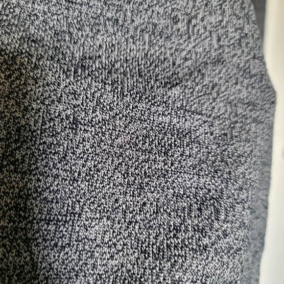 Theory 100% Wool Open Front Collared Lightweight Cardigan Sweater Small Gray - Picture 5 of 9